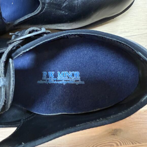 P. W. Minor Womens Orthotic Shoes SZ 9 T Strap Leather Extra Depth Comfort NWOB - Picture 7 of 9